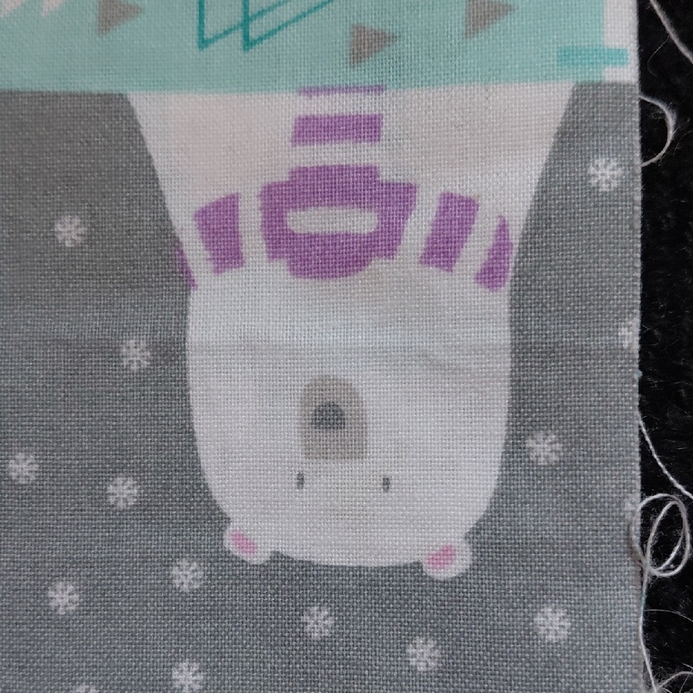 Christmas Pastel Snowman and Tree Fabric - Picture 7 of 7